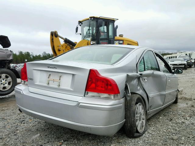 YV1RS612752450898 - 2005 VOLVO S60 SILVER photo 4