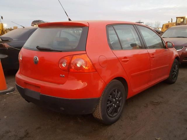 WVWDA71K58W167292 - 2008 VOLKSWAGEN RABBIT RED photo 4