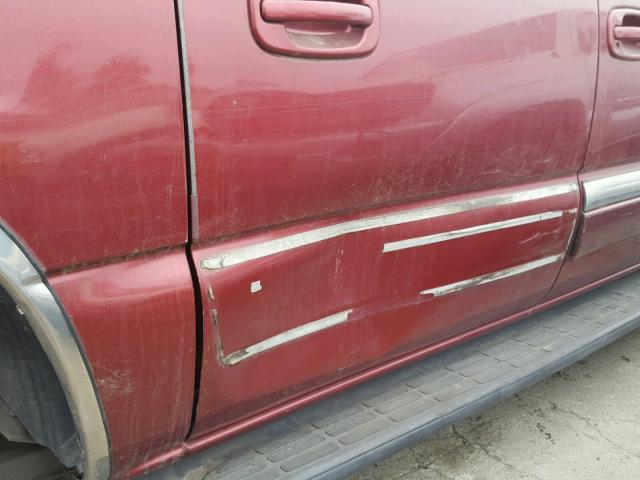 1GKFK16Z63J141819 - 2003 GMC YUKON XL K MAROON photo 9