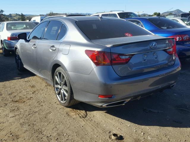 JTHBE1BL9E5039590 - 2014 LEXUS GS 350 GRAY photo 3