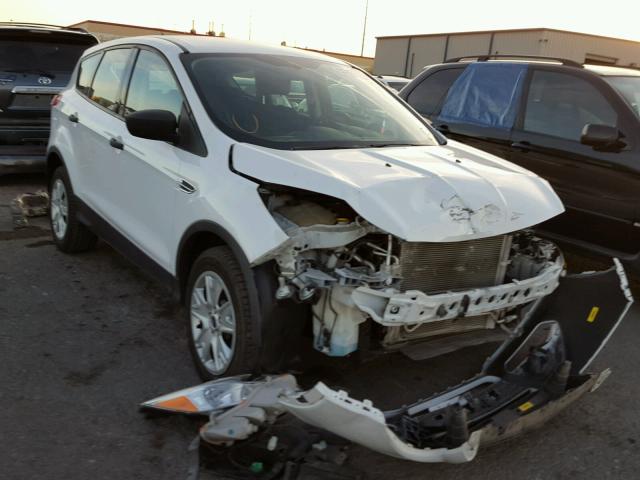 1FMCU0F78DUB32360 - 2013 FORD ESCAPE S WHITE photo 1