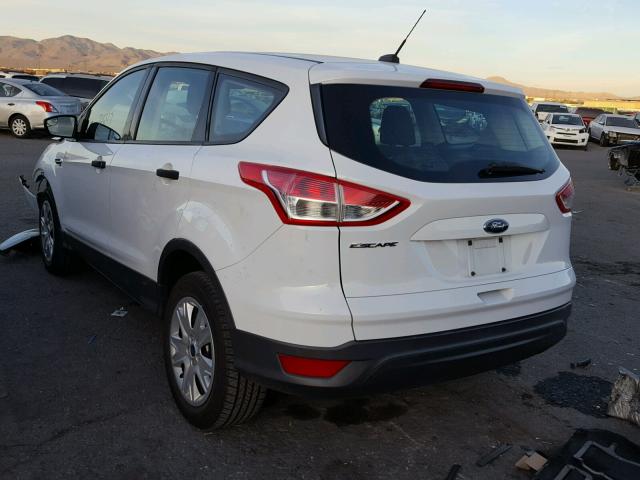 1FMCU0F78DUB32360 - 2013 FORD ESCAPE S WHITE photo 3