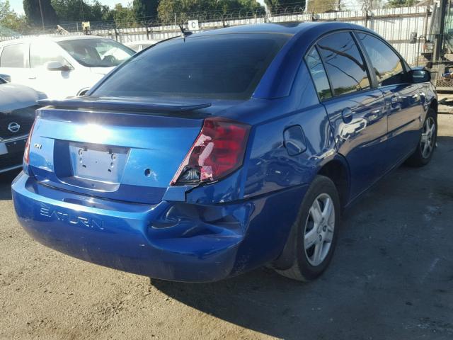 1G8AJ55F26Z100417 - 2006 SATURN ION LEVEL ლურჯი ფოტო 4