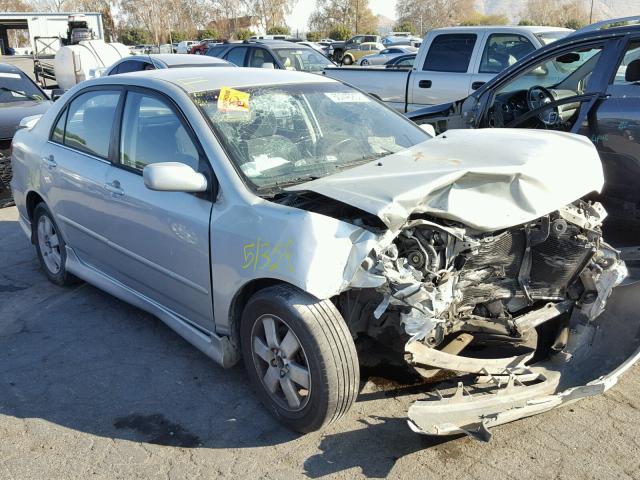 1NXBR32E23Z132176 - 2003 TOYOTA COROLLA CE SILVER photo 1