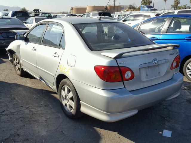 1NXBR32E23Z132176 - 2003 TOYOTA COROLLA CE SILVER photo 3