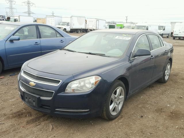 1G1ZG57B99F243459 - 2009 CHEVROLET MALIBU LS BLUE photo 2