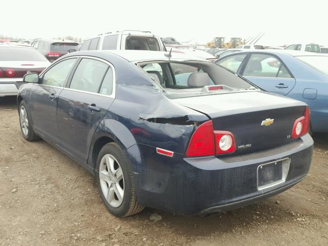 1G1ZG57B99F243459 - 2009 CHEVROLET MALIBU LS BLUE photo 3