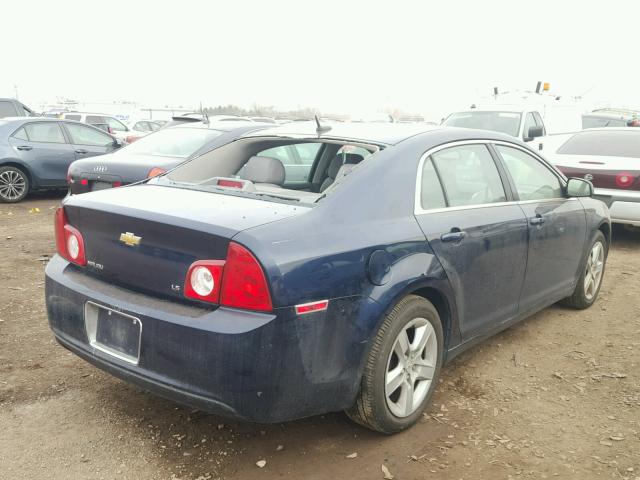 1G1ZG57B99F243459 - 2009 CHEVROLET MALIBU LS BLUE photo 4