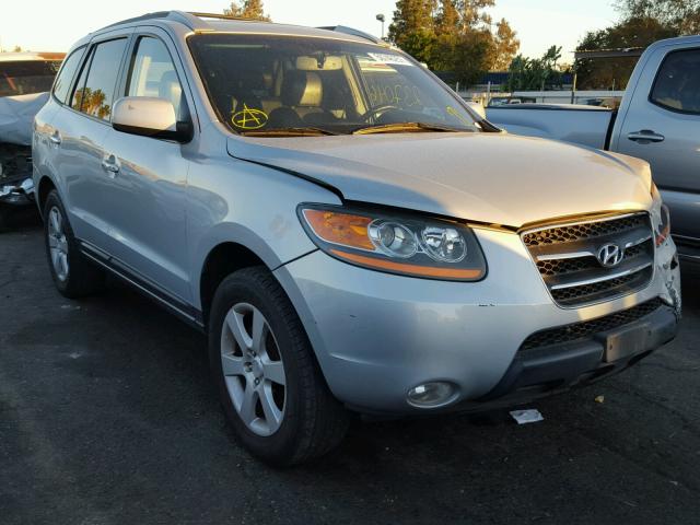 5NMSH13E19H314400 - 2009 HYUNDAI SANTA FE S SILVER photo 1