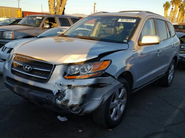 5NMSH13E19H314400 - 2009 HYUNDAI SANTA FE S SILVER photo 2