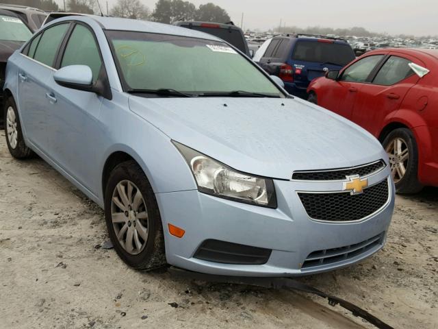 1G1PF5S95B7220923 - 2011 CHEVROLET CRUZE LT BLUE photo 1