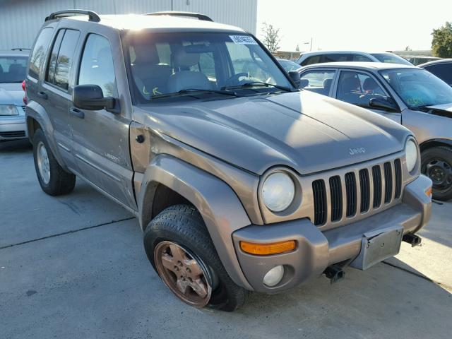 1J4GL58K62W148902 - 2002 JEEP LIBERTY LI TAN photo 1