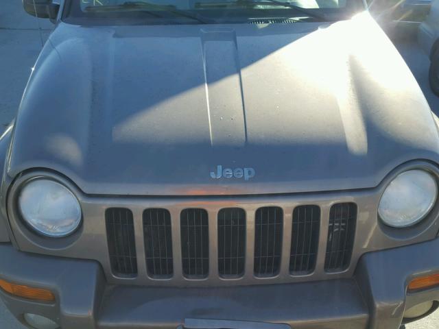 1J4GL58K62W148902 - 2002 JEEP LIBERTY LI TAN photo 7