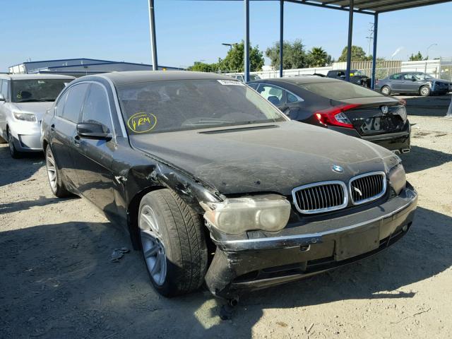 WBAGN63492DR00762 - 2002 BMW 745 LI BLACK photo 1