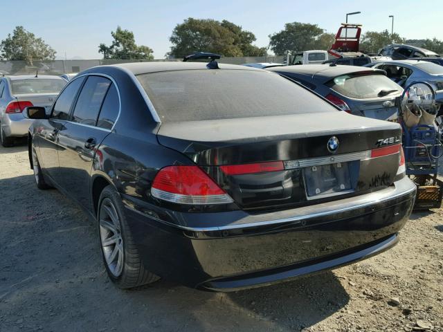 WBAGN63492DR00762 - 2002 BMW 745 LI BLACK photo 3