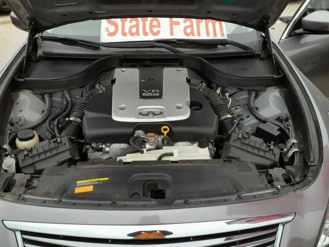 JN1CV6AP4BM506149 - 2011 INFINITI G37 BASE GRAY photo 7