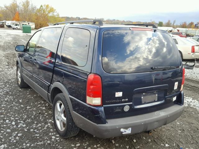 1GMDV33L25D235389 - 2005 PONTIAC MONTANA SV BLUE photo 3