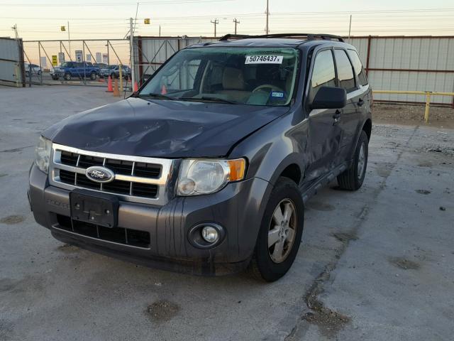 1FMCU0D73BKA32923 - 2011 FORD ESCAPE XLT GRAY photo 2