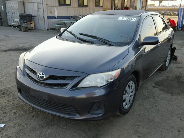 JTDBU4EE2B9134340 - 2011 TOYOTA COROLLA BA GRAY photo 2