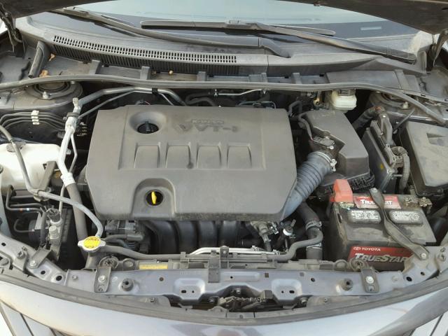 JTDBU4EE2B9134340 - 2011 TOYOTA COROLLA BA GRAY photo 7