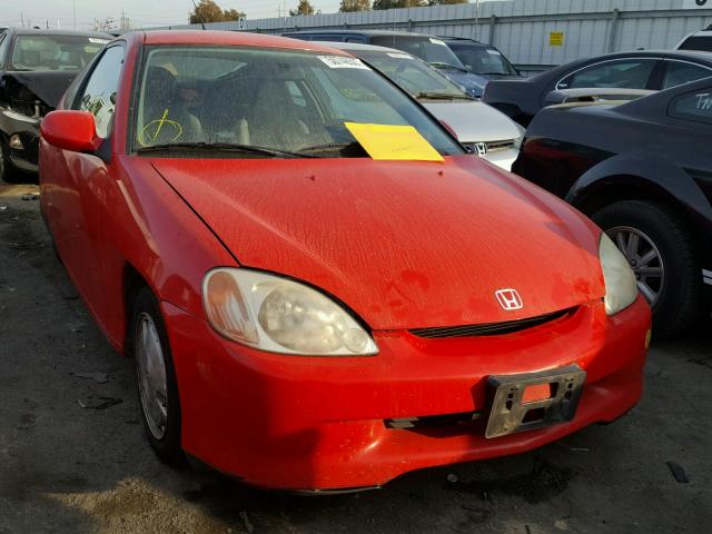 JHMZE14701T002366 - 2001 HONDA INSIGHT RED photo 1