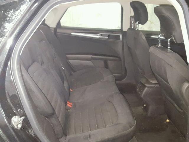 3FA6P0H78DR309220 - 2013 FORD FUSION SE BLACK photo 6