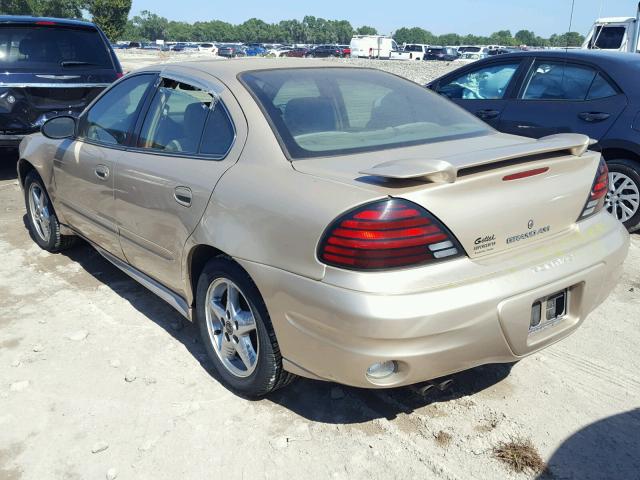 1G2NF52F13C167025 - 2003 PONTIAC GRAND AM S GOLD photo 3