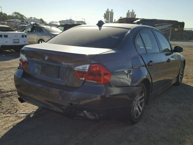 WBAVB135X6KX39531 - 2006 BMW 325 I GRAY photo 4