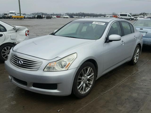 JNKBV61E87M715052 - 2007 INFINITI G35 SILVER photo 2