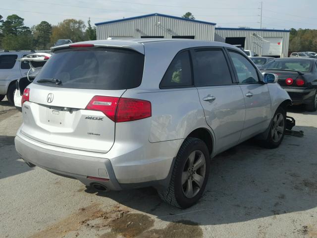 2HNYD28867H538313 - 2007 ACURA MDX SPORT SILVER photo 4