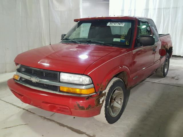 1GCCS1957Y8219126 - 2000 CHEVROLET S TRUCK S1 RED photo 2