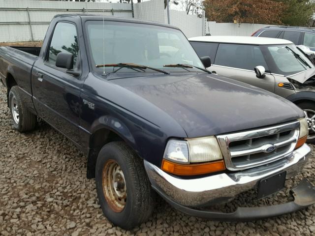 1FTYR10C2XUB09913 - 1999 FORD RANGER BLUE photo 1