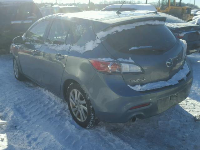 JM1BL1L84C1564952 - 2012 MAZDA 3 I GRAY photo 3