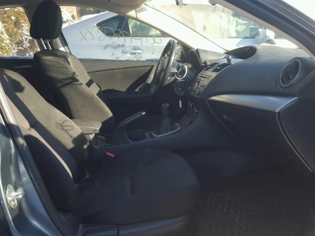 JM1BL1L84C1564952 - 2012 MAZDA 3 I GRAY photo 5