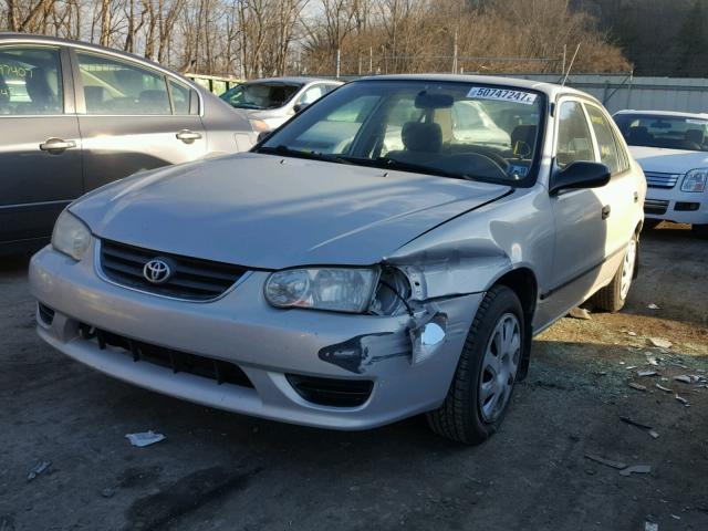 2T1BR12E82C860556 - 2002 TOYOTA COROLLA CE SILVER photo 2