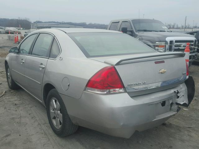 2G1WT58K179186550 - 2007 CHEVROLET IMPALA LT SILVER photo 3