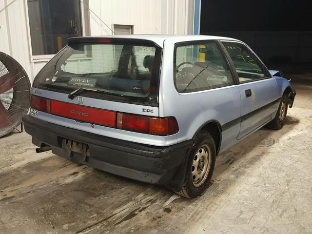 2HGED6456LH522846 - 1990 HONDA CIVIC DX BLUE photo 4