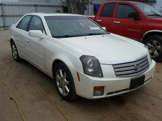 1G6DM577X40106230 - 2004 CADILLAC CTS WHITE photo 1