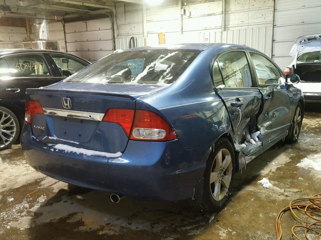 19XFA1F68AE065177 - 2010 HONDA CIVIC BLUE photo 4