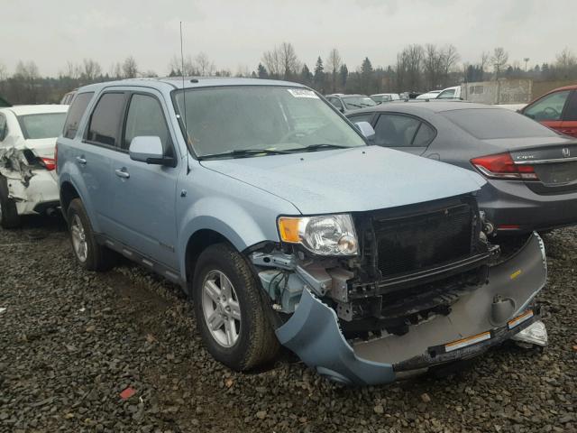 1FMCU49H18KE52181 - 2008 FORD ESCAPE HEV BLUE photo 1