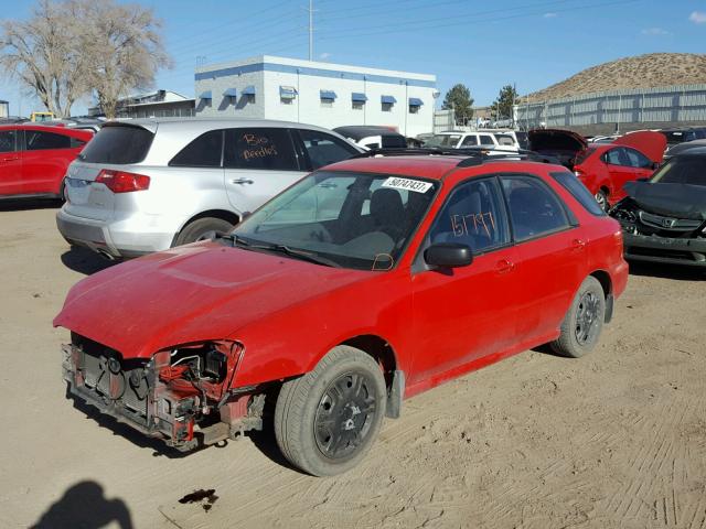 JF1GG655X4H811433 - 2004 SUBARU IMPREZA TS RED photo 2