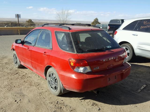 JF1GG655X4H811433 - 2004 SUBARU IMPREZA TS RED photo 3