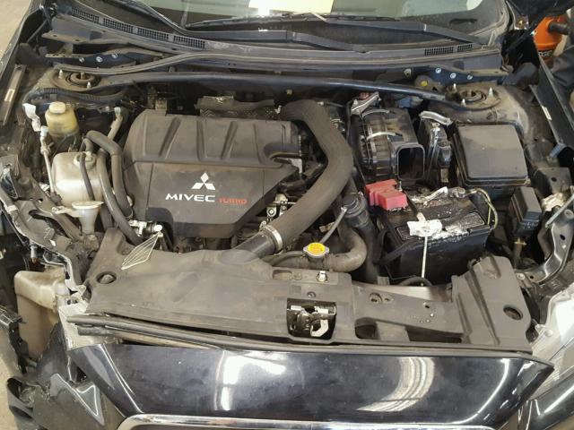 JA3AV66V19U034576 - 2009 MITSUBISHI LANCER RAL BLACK photo 7