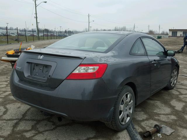 2HGFG12679H513740 - 2009 HONDA CIVIC LX GRAY photo 4