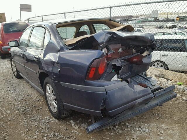 2G1WF55E7Y9117014 - 2000 CHEVROLET IMPALA 蓝色 照片 3