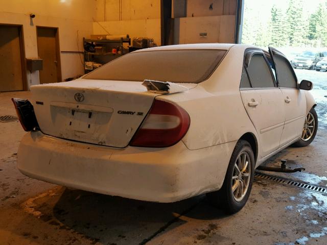 4T1BE32K34U362845 - 2004 TOYOTA CAMRY LE WHITE photo 4