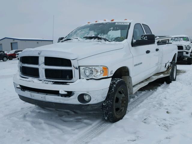 3D7MU48C73G785991 - 2003 DODGE RAM 3500 S WHITE photo 2