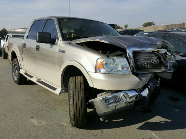 1FTPW14545KE90835 - 2005 FORD F150 SUPER BEIGE photo 1