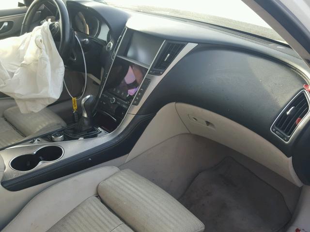 JN1BV7AR1EM684639 - 2014 INFINITI Q50 BASE Blanco foto 5