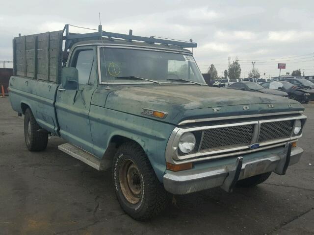 F25YLH91289 - 1970 FORD F-100 BLUE photo 1